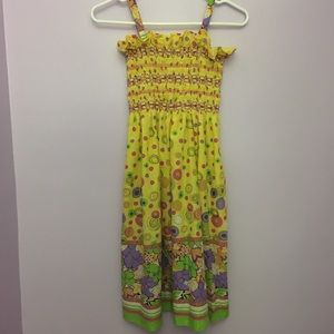 🌹4 for $25! Cute yellow dress with flowers